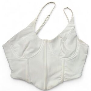 Princess Polly white bustier top